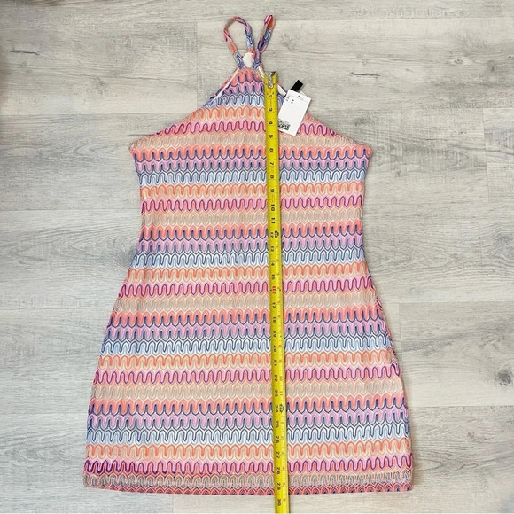 Gorgeous NWT Summer Knit Multicolor Dress from H&M Size M - Picture 9 of 16